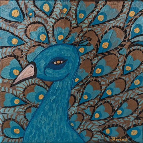 Blue Peacock