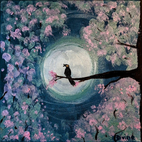 Cherry Blossom Moonlight